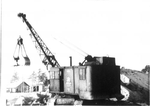 Fig 3 Old Gas Chamber and Excavator
